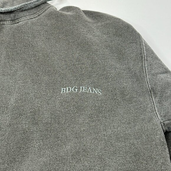 NWOT Bdg Urban Outfitters Longline Hoodie Pre-Piled Comfy Slouchy Gray S… - Picture 9 of 12